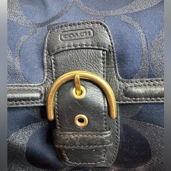 Coach Campbell Carryall Navy & Black - Picture 6 of 14